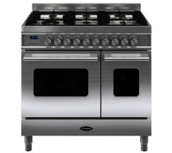 BRITANNIA  Delphi 90 RC9TGDES Duel Fuel Range Cooker - Stainless steel